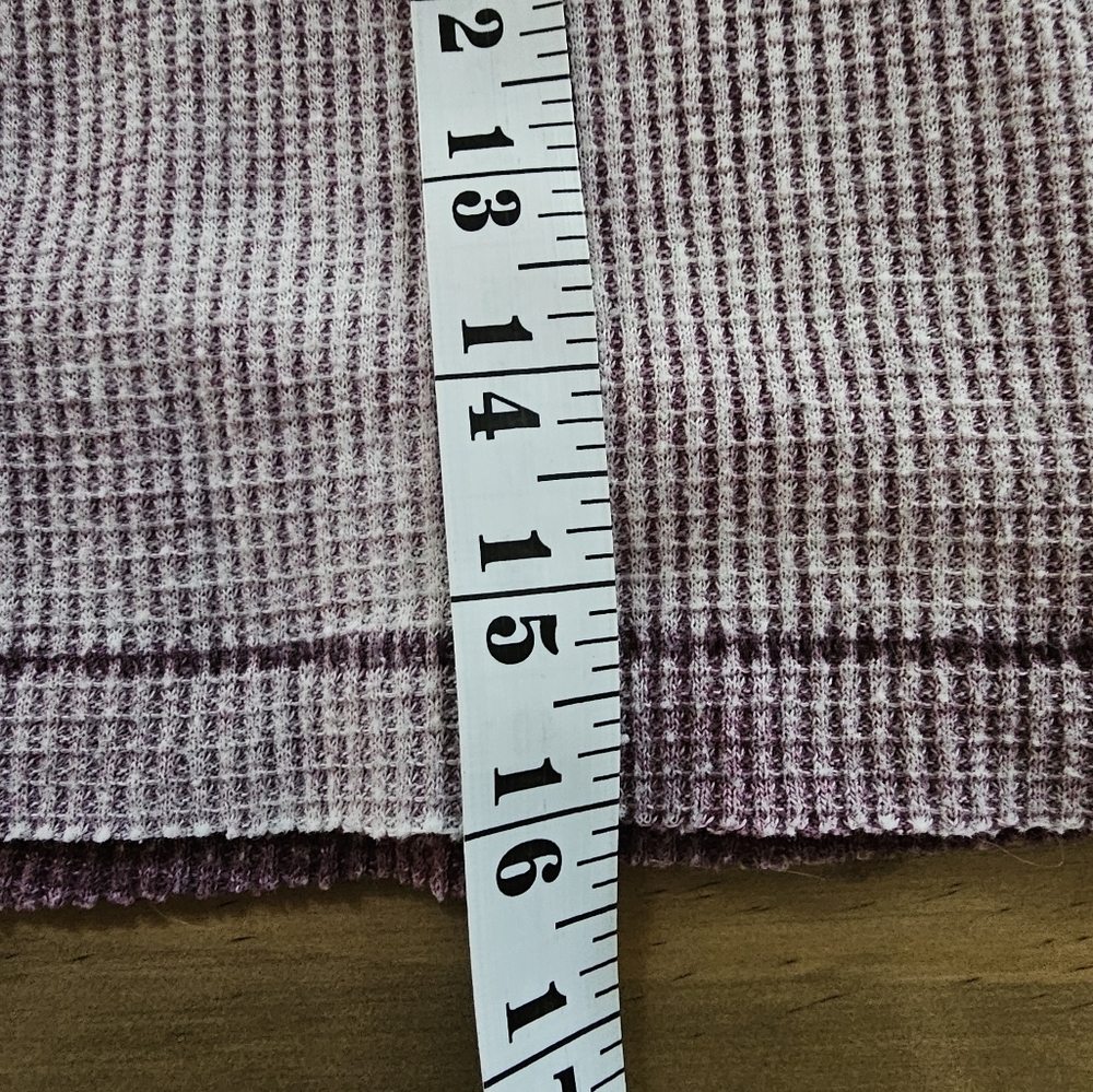 Free People We The Free Purple Waffle Knit Tank Oversized XL Cottagecore Fairy - Picture 6 of 10